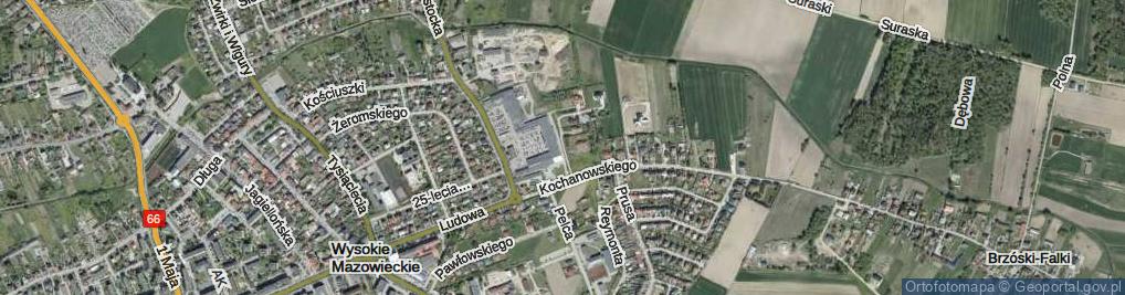 Zdjęcie satelitarne Miłosza Czesława ul.